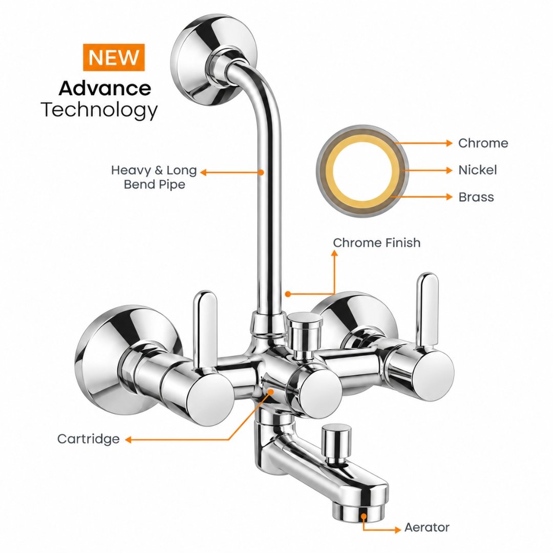 Sonet CRETA-111827, wall mixer (view 3)